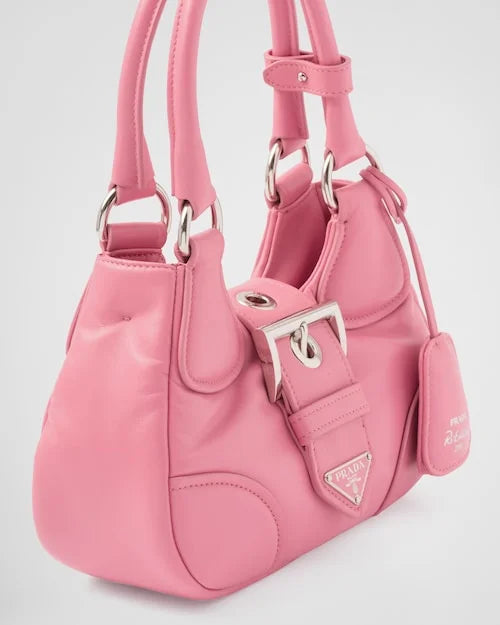 PP Moon padded nappa-leather bag – Geranium Pink