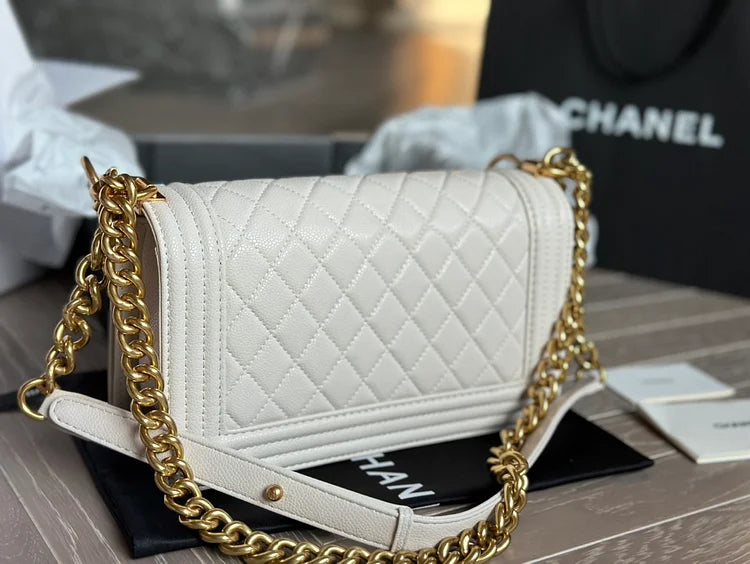 CC leboy20ss 25*15cm Caviar leather