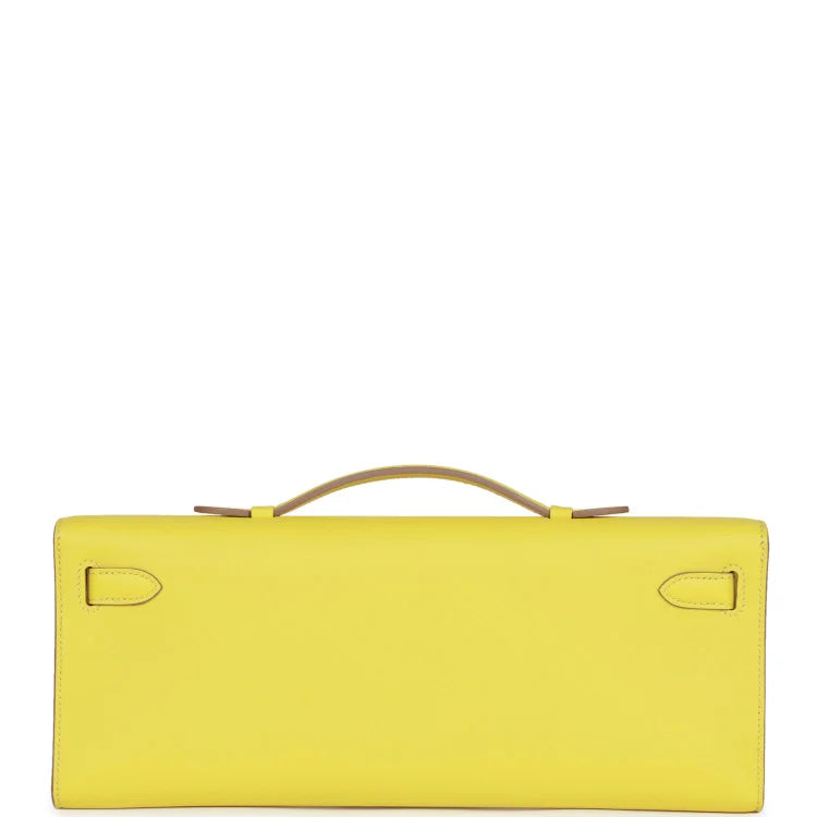H Kelly Cut Lime Swift Gold Hardware