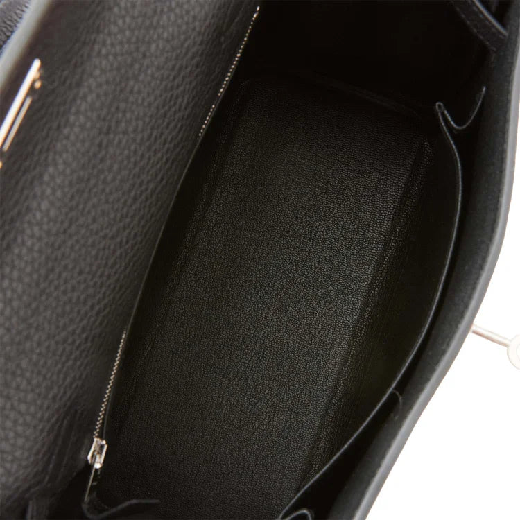 H Kelly Retourne 25 Black Togo Palladium Hardware