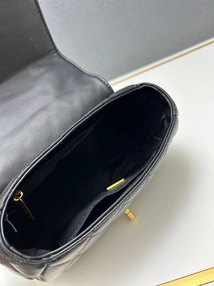CC 24c coco women handbag size: 11.2*20.5*5.5 cm