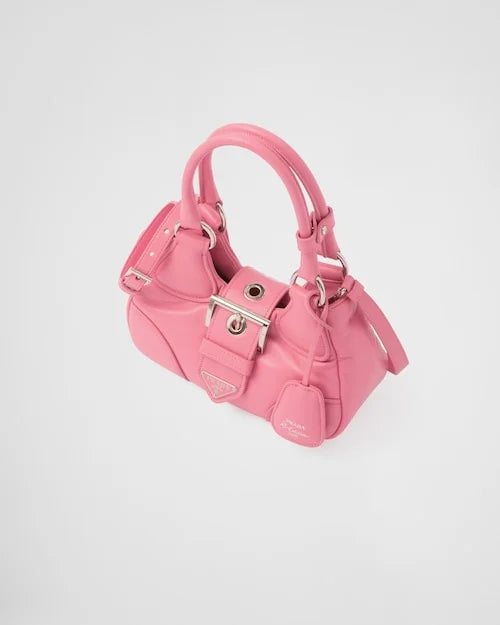PP Moon padded nappa-leather bag – Geranium Pink