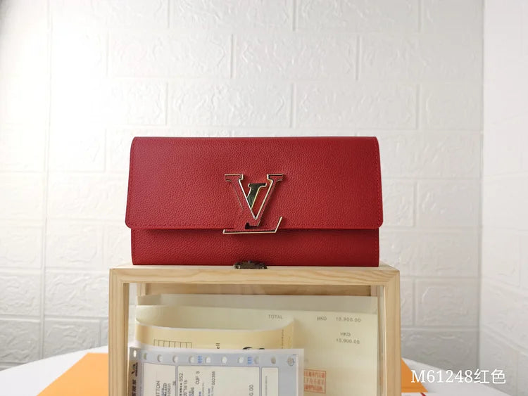 L Capucines new arrival wallet top quality 4 colours