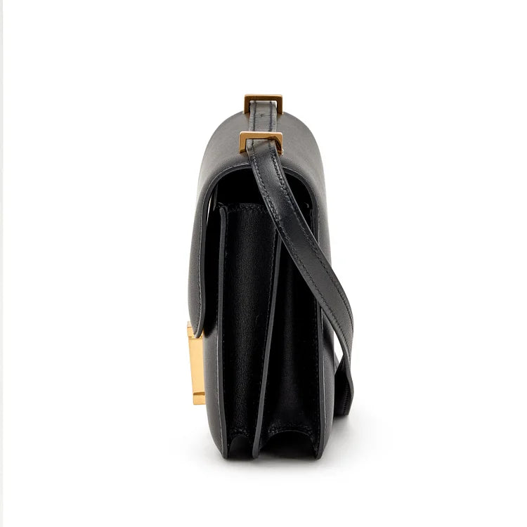 H Constance Bag 18 Black Epsom Gold Hardware