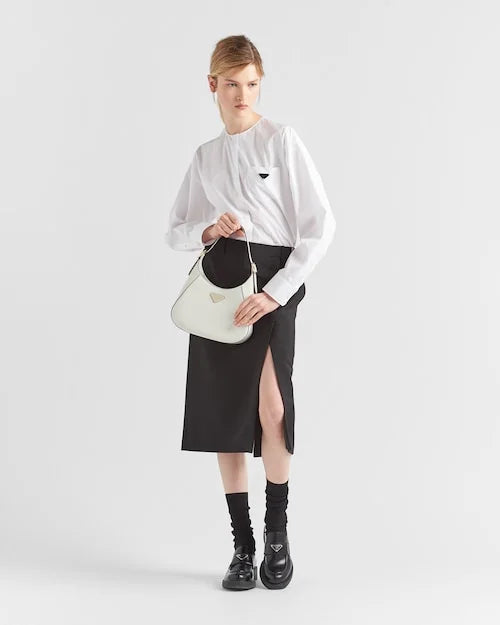PP Leather shoulder bag – White
