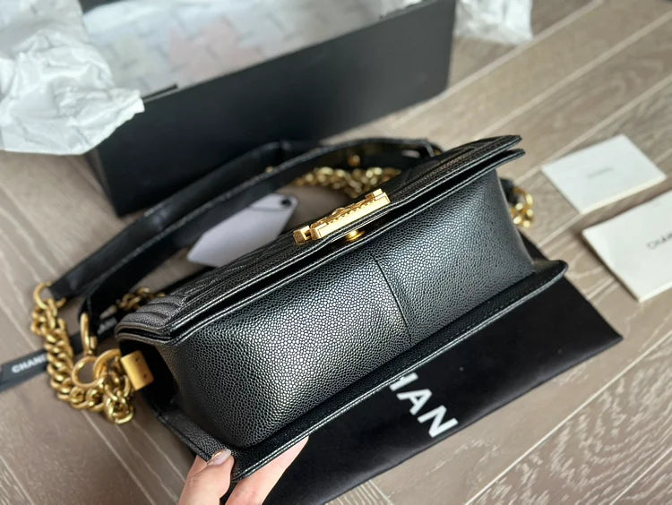 CC leboy20ss 25*15cm Caviar leather