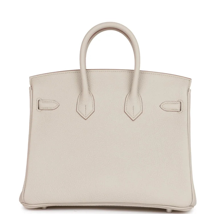 H Birkin 25 Beton Togo Palladium Hardware