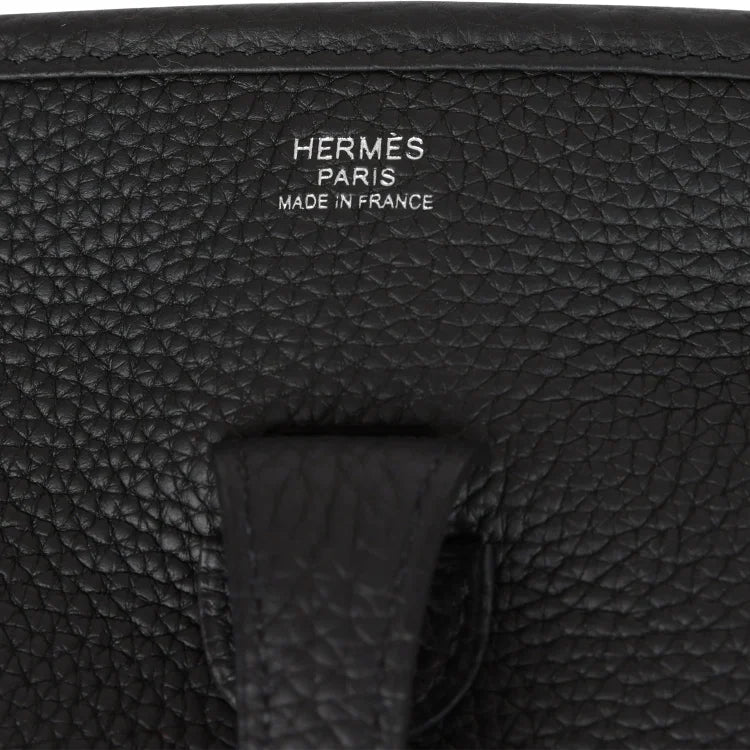 H Evelyne III PM Black Clemence Palladium Hardware