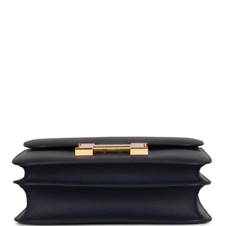 H Constance 24 Bleu Nuit Evercolor Gold Hardware