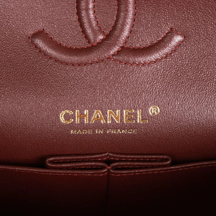 CC Small Classic Double Flap Black Caviar Gold Hardware