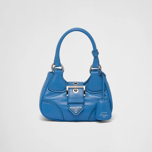 PP Moon padded nappa-leather bag – Light Blue