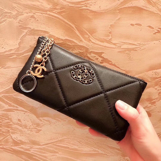 Cc new arrival women long wallets size: 18×12 cm