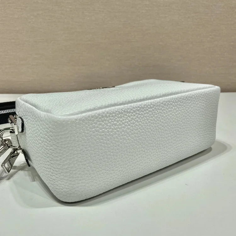 Pra Bag With Shoulder Strap White For Women, Women’s Bags 8.6in/22cm 1BH082_2DKV_F0009_V_3OM