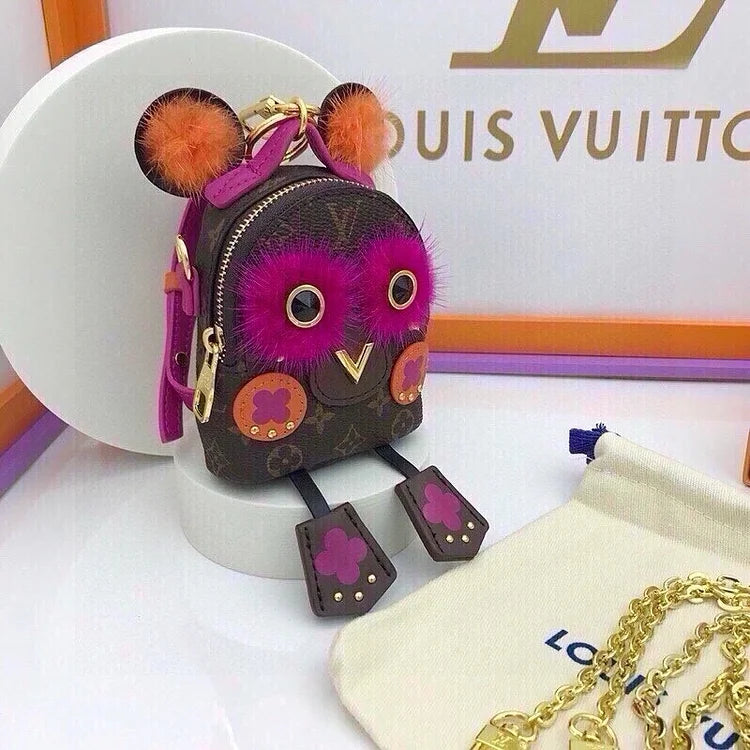 LOUIS M69552 PALM SPRINGS BEAR mini key chain purse