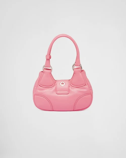PP Moon padded nappa-leather bag – Geranium Pink