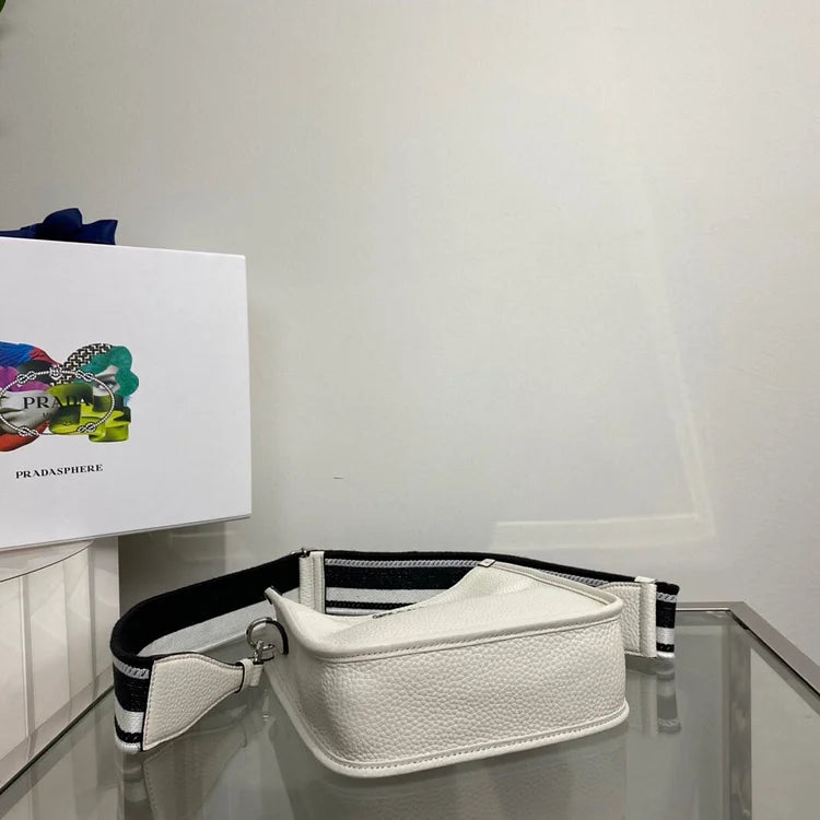 Pra Mini Shoulder Bag White For Women, Women’s Bags 7.9in/20cm