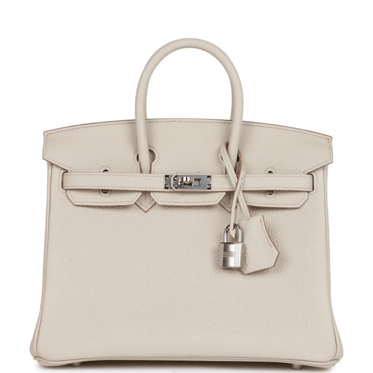 H Birkin 25 Beton Togo Palladium Hardware