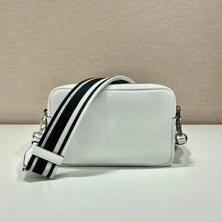 Pra Bag With Shoulder Strap White For Women, Women’s Bags 8.6in/22cm 1BH082_2DKV_F0009_V_3OM