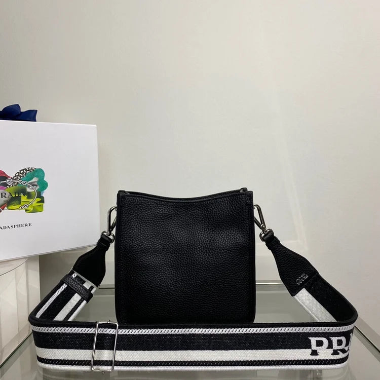 Pra Mini Shoulder Bag Black For Women, Women’s Bags 7.9in/20cm
